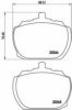 BREMBO P 24 004 Brake Pad Set, disc brake